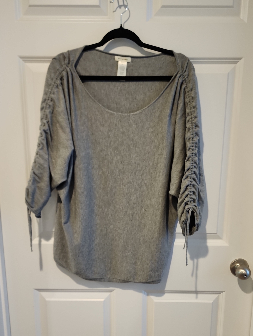Max Studio Ruched Sleeve Off Shoulder Top Sz XL